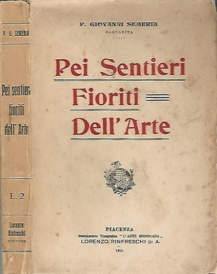 Pei sentieri fioriti dell'Arte - P. Giovanni Semeria - copertina