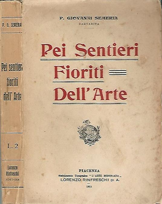 Pei sentieri fioriti dell'Arte - P. Giovanni Semeria - copertina