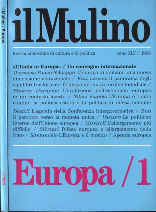 Il Mulino Europa - copertina