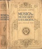 Musica e musicisti d' Europa. dal 1800 al 1930