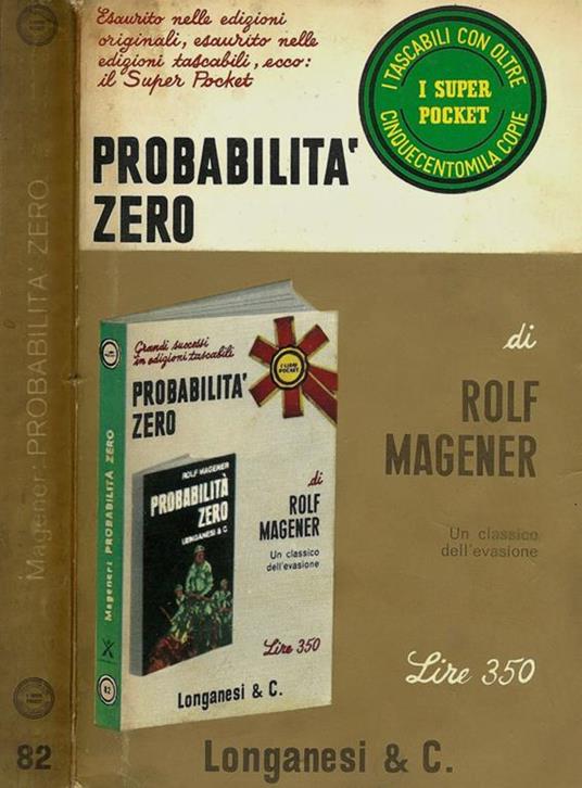 Probabilità zero - Rolf Magener - copertina