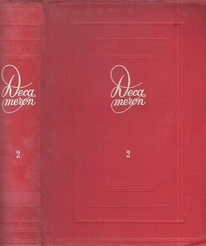 Il Decameron Volume 2 - Giovanni Boccaccio - copertina