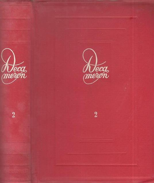 Il Decameron Volume 2 - Giovanni Boccaccio - copertina