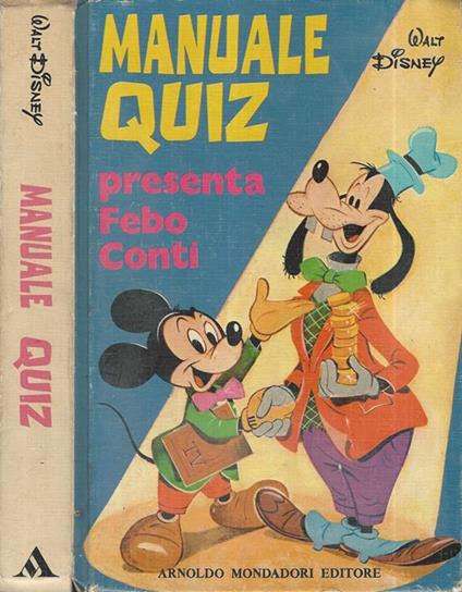 Manuale Quiz - Walt Disney - copertina