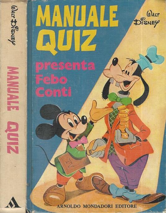 Manuale Quiz - Walt Disney - copertina