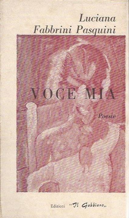 Voce mia. Poesie - copertina