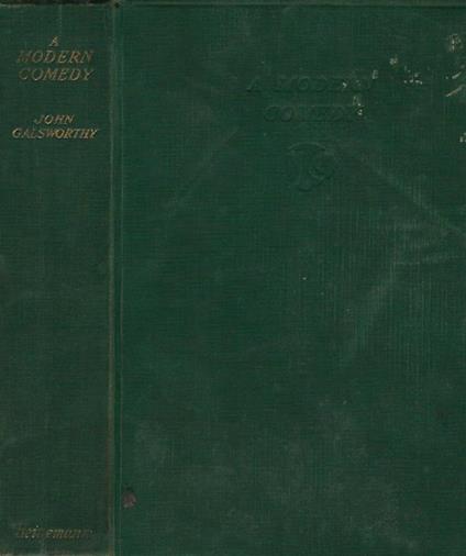 A Modern Comedy - John Galsworthy - copertina