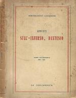 Appunti sull'Inferno Dantesco. Anno Accademico 1962 - 1963