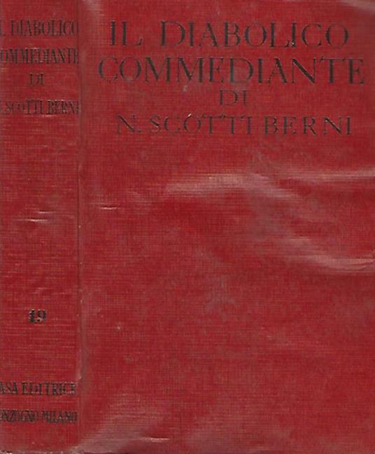 Il diabolico commediante - N. Scotti - copertina