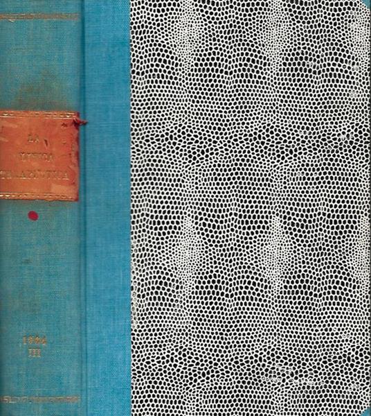 La Clinica Terapeutica Vol. III - copertina