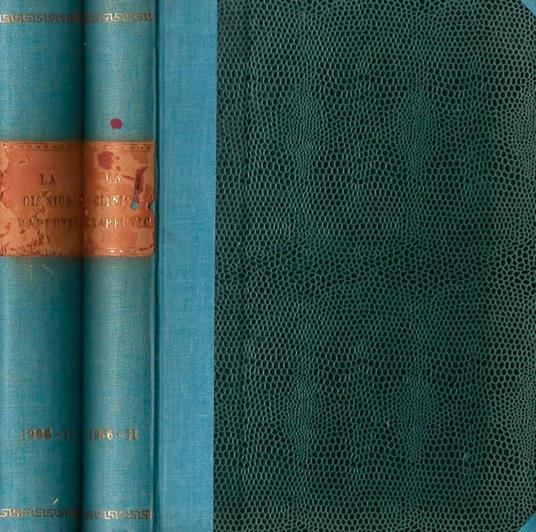 La Clinica Terapeutica Vol. I - IV - copertina