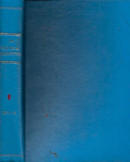 La Clinica Terapeutica Vol. I - II - copertina