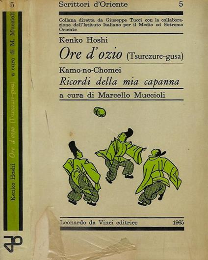 Ore d'ozio - Ricordi della mia capanna di: Kenko Hoshi Kamo - copertina