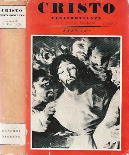 Cristo: testimonianze - G. Fallani - copertina