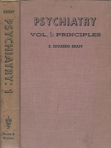 Psychiatry. Vol. I. Principles - copertina