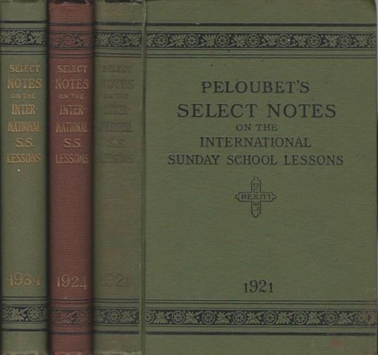Peloubet's Select Notes on the International Sunday School Lessons - copertina