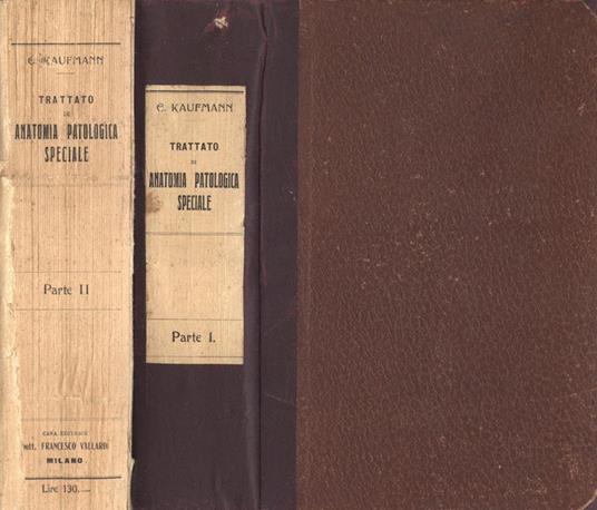 Trattato di anatomia patologica speciale Vol. I - II - copertina