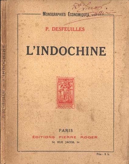 L' Indochine - P. Desfeuilles - copertina