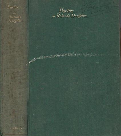 Partire - Roland Dorgeles - copertina