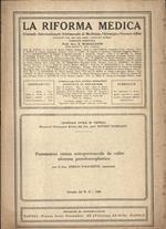 Pneumatosi cistica sottoperitoneale da colite ulcerosa pseudoneoplastica
