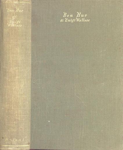 Ben Hur - Luigi Wallace - copertina