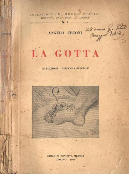 La gotta - Angelo Ceconi - copertina