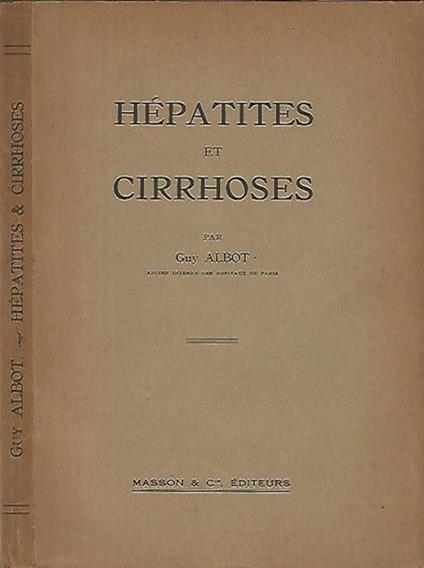 Hepatites st Cirrhoses - Guy Albot - copertina