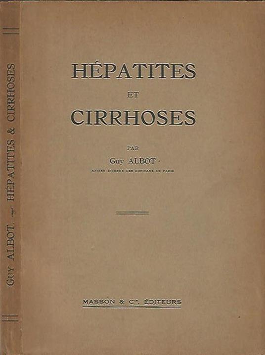 Hepatites st Cirrhoses - Guy Albot - copertina