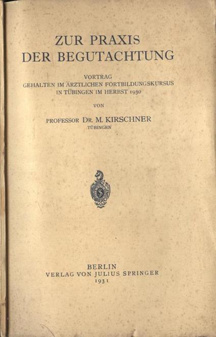 Zur praxis der begutechtung - copertina