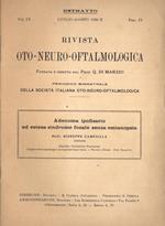 Adenoma ipofisario ad estesa sindrome focale senza emianopsia