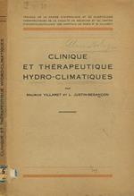 Clinique et therapeutique hydro-climatiques