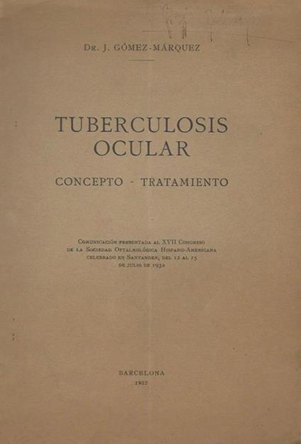 Tuberculosis ocular. concepto-tratamiento - copertina