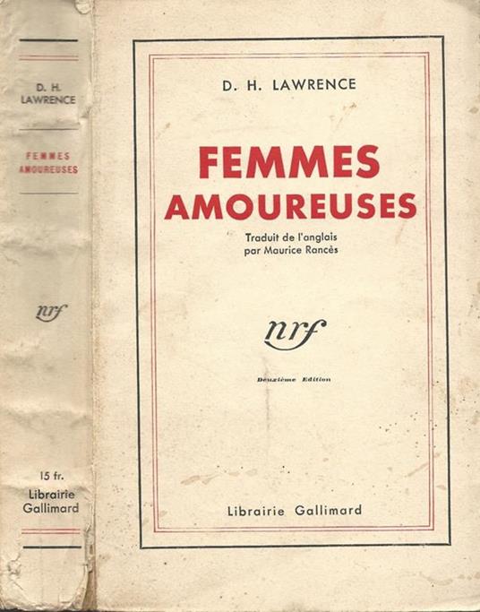 Femmes amoureuses - David Herbert Lawrence - copertina