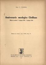 Anniversario oncologico Citelliano. Minerva medica, 9 giugno 1931 - 2 giugno 1932