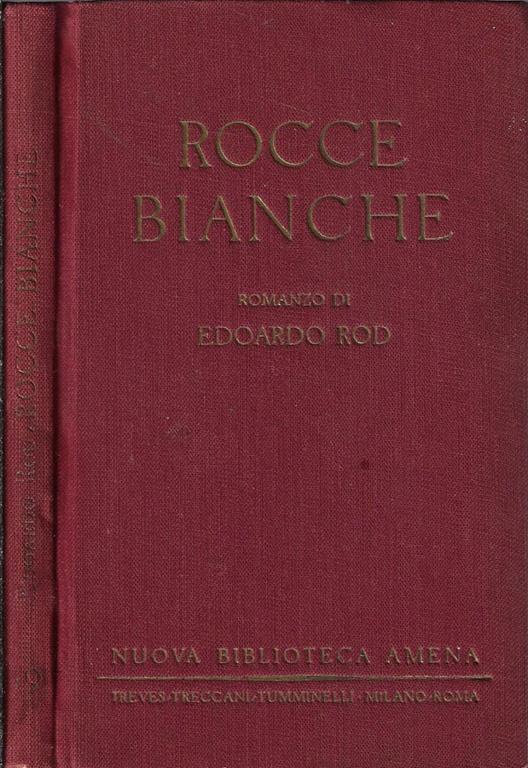 Rocce bianche - Edouard Rod - copertina