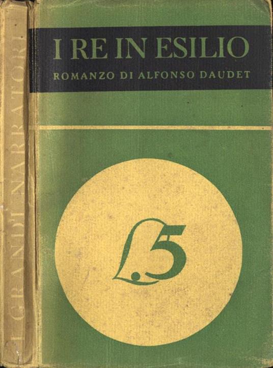 I Re in esilio - Alphonse Daudet - copertina
