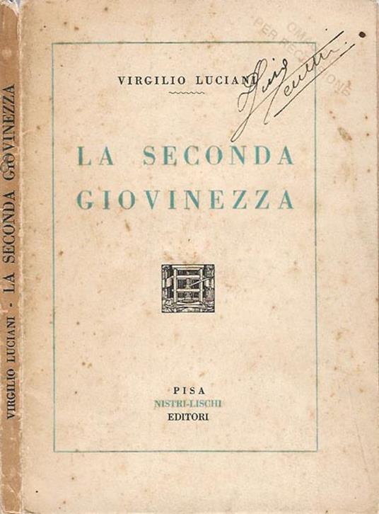 La seconda giovinezza - Virgilio Luciani - copertina