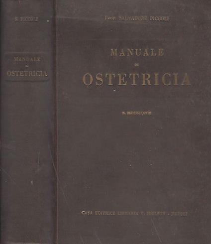 Manuale di ostetricia - Salvatore Piccoli - copertina