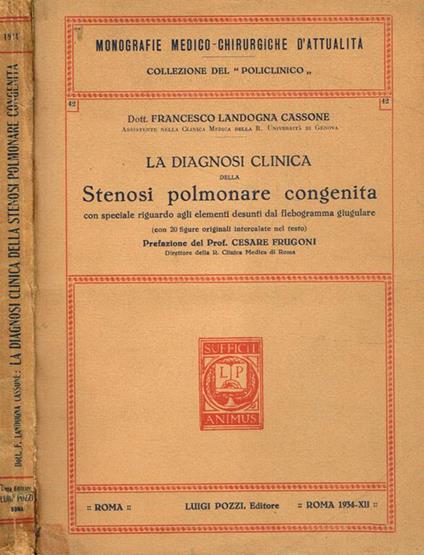 La diagnosi clinica della stenosi polmonare congenita - copertina