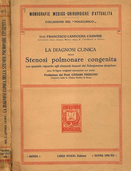 La diagnosi clinica della stenosi polmonare congenita - copertina