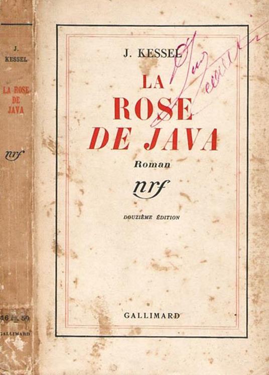 La Rose de Java - Joseph Kessel - copertina