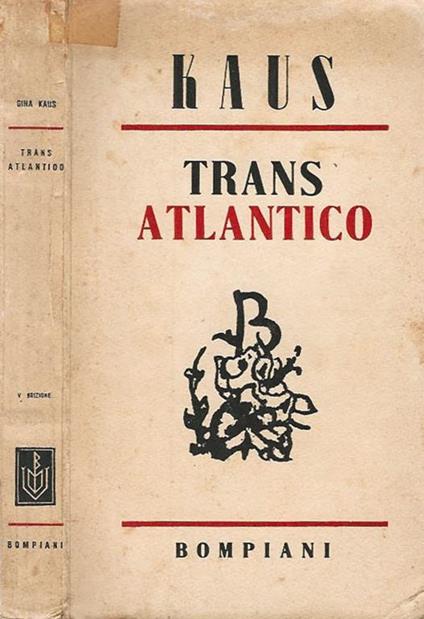 Transatlantico - Gina Kaus - copertina