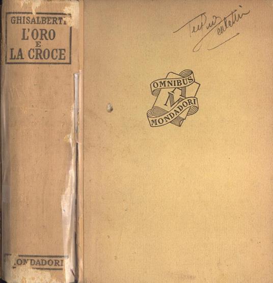L' oro e la croce - Mario Ghisalberti - copertina