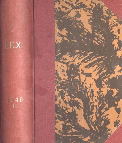 Lex Anno 1945 Vol. II - Giovanni Davicini - copertina
