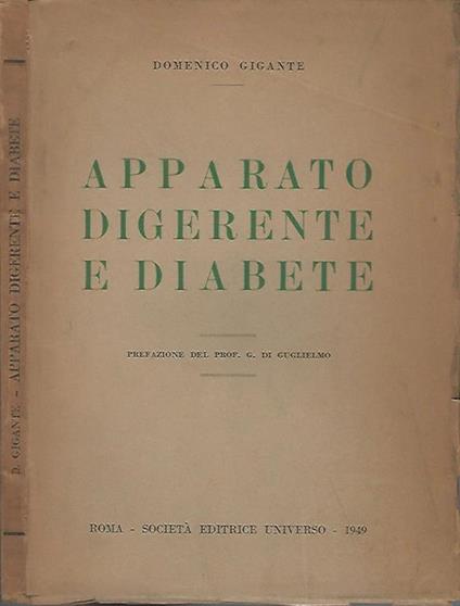 Apparato digerente e diabete - Domenico Gigante - copertina