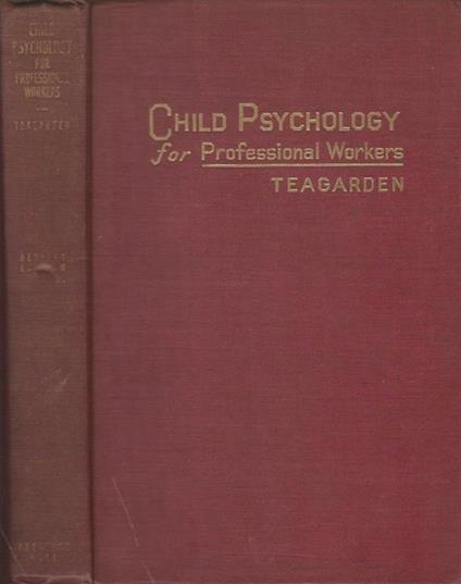Child psychology for professional workers - copertina