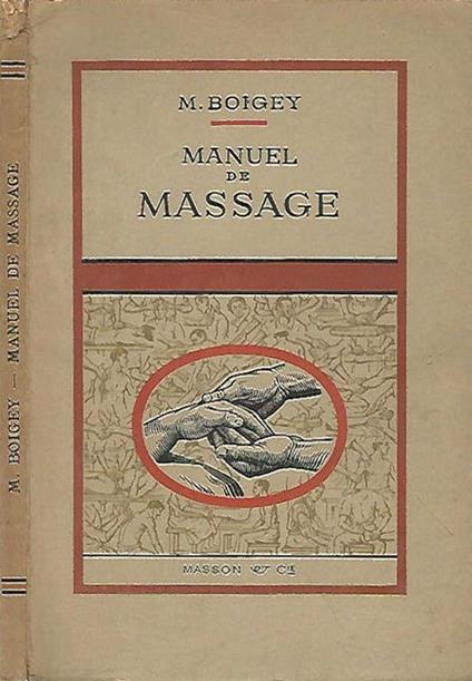 Manuel de Massage - Maurice Boigey - copertina