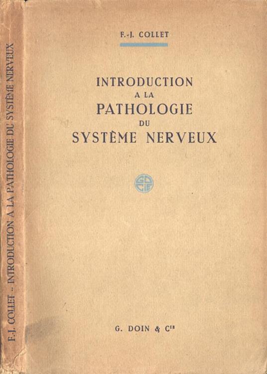 Introduction a la pathologie du système nerveux - copertina
