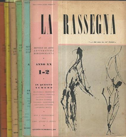 La Rassegna 1951 - copertina