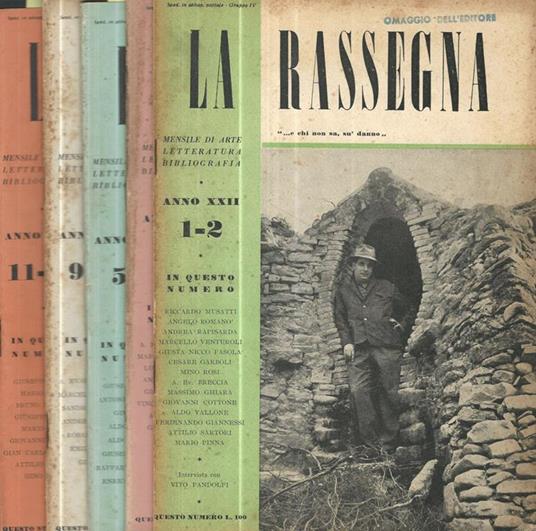 La Rassegna 1953 - copertina